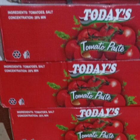 Today tomatoes paste by 48(210gms)